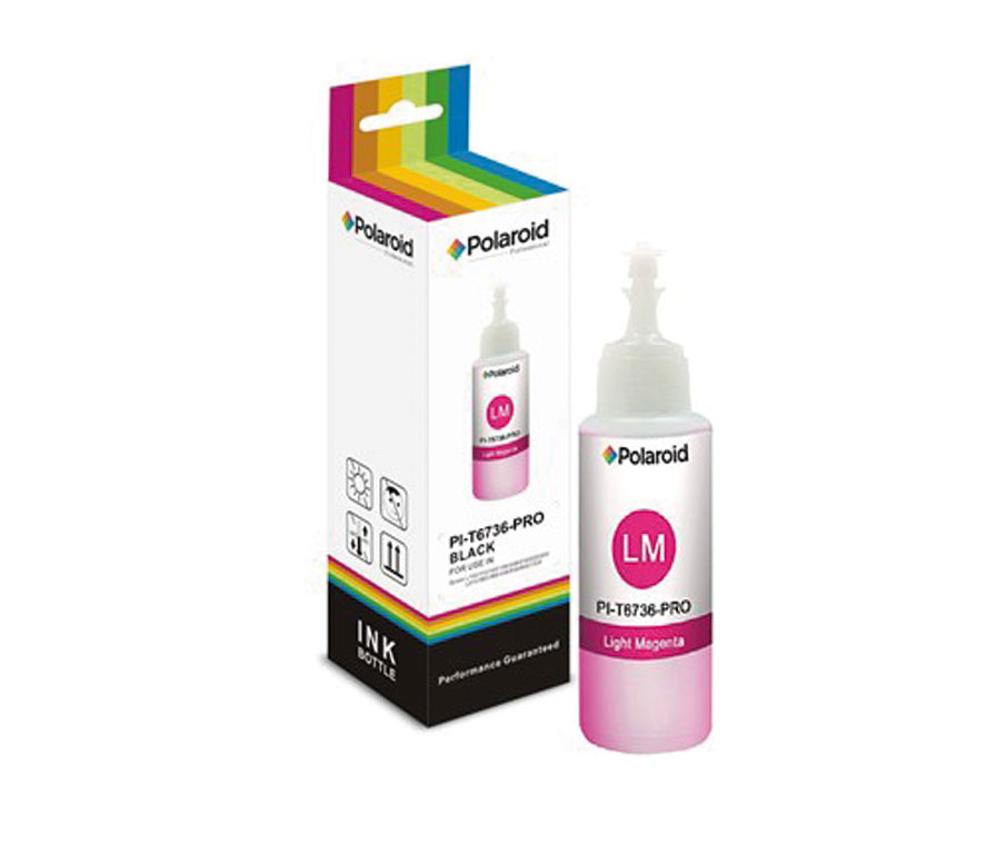 Botella de tinta POLAROID PI-T6736-PRO (EPSON 70ML) Light Magenta