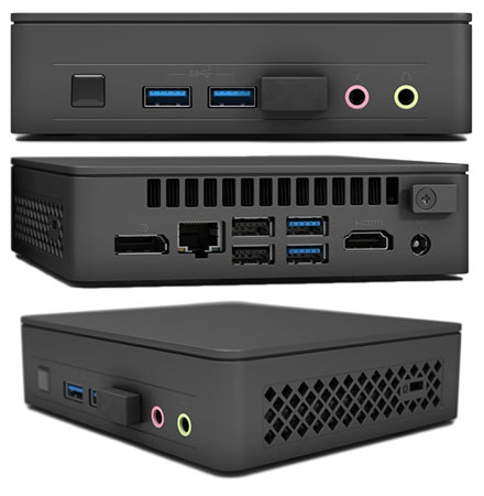 MiniPC INTEL NUC N4505 11Gen/ Wifi5 AC/ Bt 5.1/ RJ45/ 4xUSB 3.2 2xUSB 2.0/ (2 cores 2 hilos) 4Mb Cache/ HDMI+DP